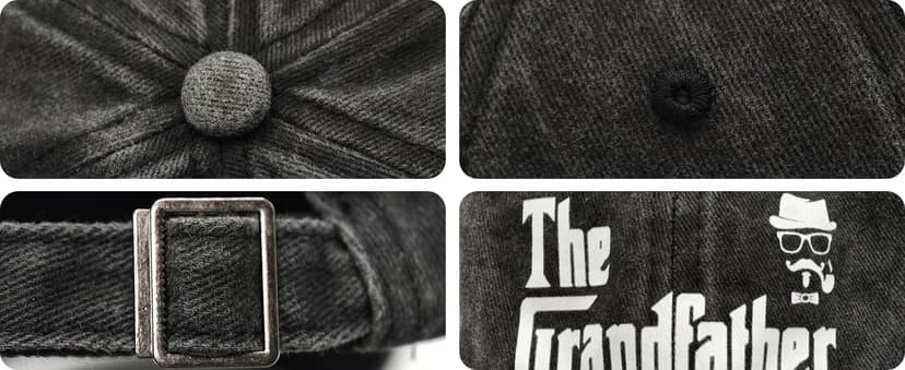 Gifts for Grandfather, Grandpa Hat, Grandfather Father Day Christmas Birthday Gift Ideas, Adjustable Baseball Cap