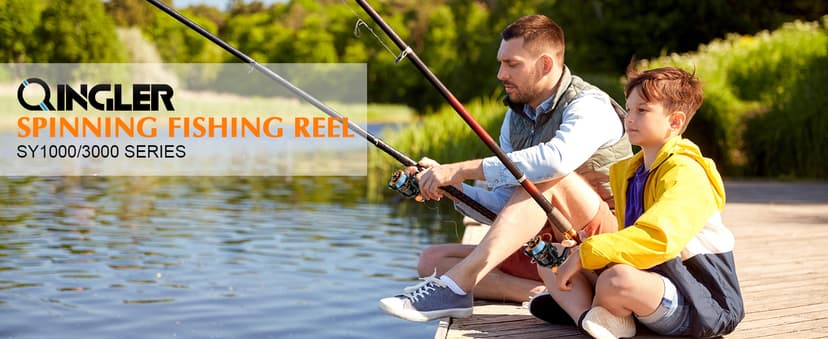 Summer and Centron Spinning Reels, 12 +1 BB Light Weight & Ultra Smooth Reel for Ice/Summer 3000/1000 Fishing Reel by QINGLER