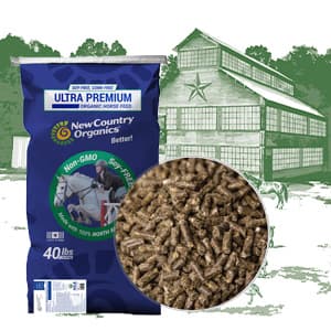 New Country Organics | Loyalty Senior Horse Pellets for Horses 15+ Years Old | Corn-Free and Soy-Free | 16% Protein | Certified Organic and Non-GMO | Nutrition for Senior Horses 40 lbs | Grain Feed
