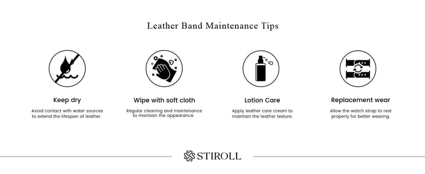 STIROLL Slim Leather Bands Compatible with Apple Watch Band 38mm 40mm 41mm 42mm(Series 11 10), Top Grain Leather Watch Thin Wristband for iWatch SE 9 8 7 6 5 4 3 2 1 (Black Rose Gold)