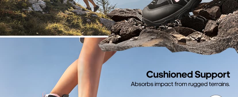 NORTIV 8 Women's Waterproof Hiking Boots Outdoor Trekking Camping Trail Hiking Boot Seeker