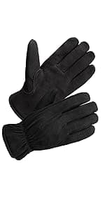 SKYDEER Waterproof and Windproof Genuine Deerskin Leather Ski Gloves with 150G 3M Thinsulate Insulation (SD8648T)