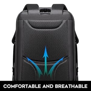 BANGE Men's Anti-Theft Backpack,Waterproof Fashion Travel Backpacks,High Tech Backpack with USB3.0 Charging Port,Business Laptop Backpack Fits 17.3 Inch Notebook…
