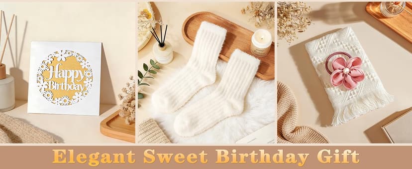 Unique Birthday Gift for Mom, Funny Gift Ideas, Gift Basket for Sister Wife Best Friends Daughter Coworkers Aunt Teacher Birthday Gifts for Women, Happy Birthday Gift Box Set for Woman B0F6XKNQJP