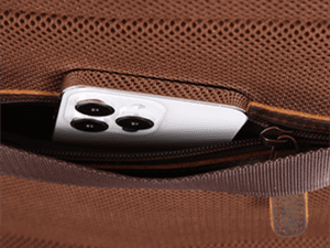 Masa Kawa Leather Backpack for Men with 16" Laptop & Camera Lens Sleeve, Multi Pockets Weekend Trip Business Travel Overnight Camping Bag, Vintage Brown