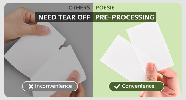 Poesie Laundry Detergent Sheet Sage Breeze Scent 160 Count Washer Sheets Detergent for Travel RV Trip Camping Home Dorm