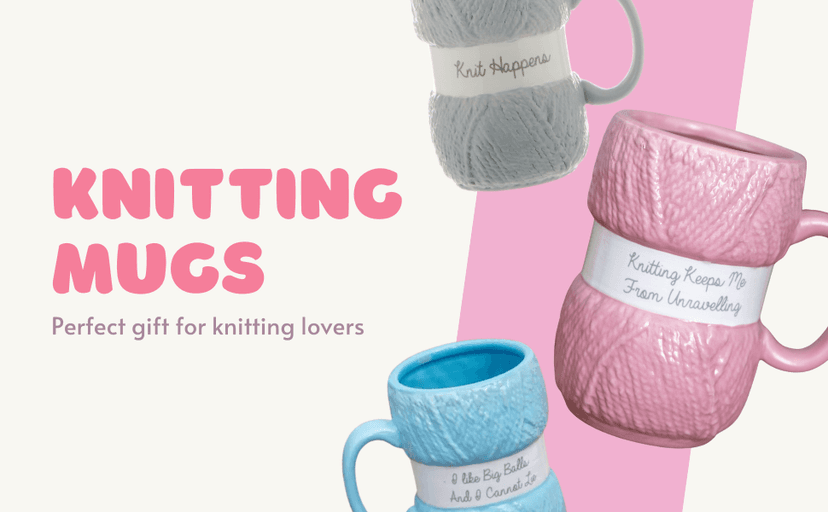 Boxer Gifts Knitting Gift Mug For Knitters – Knit Happens – Yarn Design - Gag Funny Gift For Her