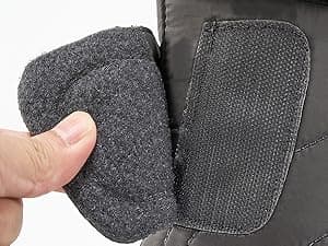 Almusen Snow Boots for Womens Winter Shoes: Warm Fur Lining Mid Calf Boots Women Anti Slip Waterproof Hook Loop Comfortable Outdoor Boot