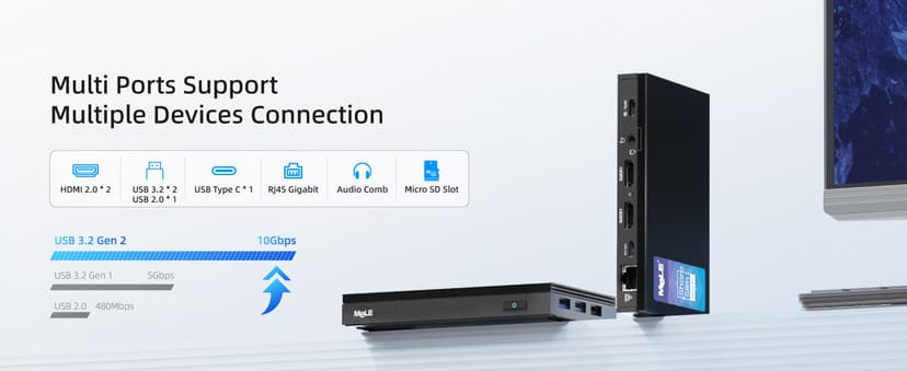 MeLE Quieter4C N150 Fanless Mini PC with Win-11-Pro,16GB RAM LPDDR5 512GB SSD Micro Desktop Computer,Dual HDMI,Support 4K Triple Display USB3.2x3,USB-C,WiFi BT5.1,Small Portable PC Industrial Business