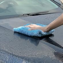CARCAREZ Microfiber Towels for Cars, Car Drying Wash Detailing Buffing Polishing Towel with Plush Edgeless Microfiber Cloth, 450 GSM 16x16 in. Pack of 6
