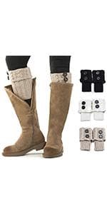 REDESS Winter Leather Gloves for Women, Wool Fleece Lined Warm Gloves, Touchscreen Texting Thick Thermal Snow Driving Gloves