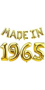 Zirtorei 60th Birthday Decorations for Men, 21pcs Vintage 1965 Banner Party Supplies, Black Gold 60 Year Old Birthday Backdrop, 60 Birthday Honeycomb Centerpiece Hanging Swirls Balloon Sash Gifts