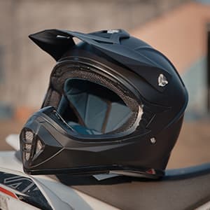 ILM Adult Dirt Bike Helmets Motocross ATV Dirtbike BMX MX Offroad Full Face Motorcycle Helmet, DOT Approved Model 128S (Matte Black, Adult-L)