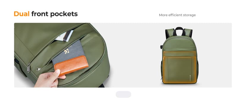 K&F CONCEPT Camera Bag Backpack, Professional DSLR/SLR/Mirrorless Camera Backpack, Photography Camera Case with Tripod Holder & Rain Cover Compatible with Canon/Sony/Nikon/FUJIFILM