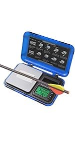 Archery Bow Scale Recurve/Compound Bow 110 lb/50 kg Tuning Scale LCD Display g/oz/kg/lb