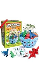 Creativity for Kids Mini Garden: Mermaid Terrarium Kit - Mermaid Gifts for Girls, Crafts and Toys, Holiday Stocking Stuffers for Kids (Ages 6+)