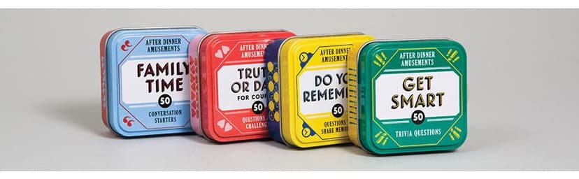 After Dinner Amusements: Do You Remember? 50 Questions to Share Memories (Conversation Game for Family and Friends, Gift for Host or Hostess)