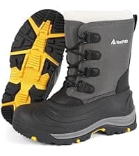 Nextpath Men's Snow Boots Winter Boots For Men Waterproof Insulated Winter Work Boots For Men 8 Inch Snow Hiking Boots