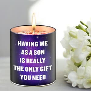 Mothers Day Gifts from Son,Gifts for Mom from Daughter, Son, Kids-Unique Mom Gift Ideas,Mama Candle, Dad Birthday, Gardenia Scented Candles