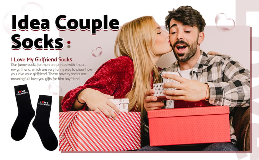 Moyel Husband Boyfriend Gift Ideas Funny Cool Socks for Men, Romantic Gifts for Anniversary, Valentine's Day, Birthday