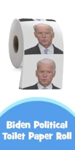 Joe Biden Funny Political Toilet Paper Roll by Gagster - TP Prank Democrat & Republican Election Party Joke Gifts,White Elephant Gift Exchange, Secret Santa, Make your Butt Laugh