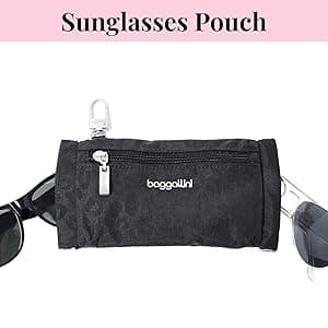 Baggallini Deluxe Card Case - Lightweight 5.5"x3.3" RFID Protected Womens Wallet Card Holder