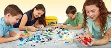 LEGO Classic Medium Creative Brick Box 10696 Building Toy Set - Featuring Storage, Includes Train, Car, and a Tiger Figure, and Playset for Kids, Boys, and Girls Ages 4-99