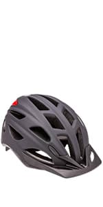 Schwinn Thrasher Helmet for Adults, Size 58-62 cm for Riders Ages 14+, Microshell, Adjustable Dial & Straps, Interior Padding, Air Vents, Lighted or Unlit, Visor, Adult Bike Helmet