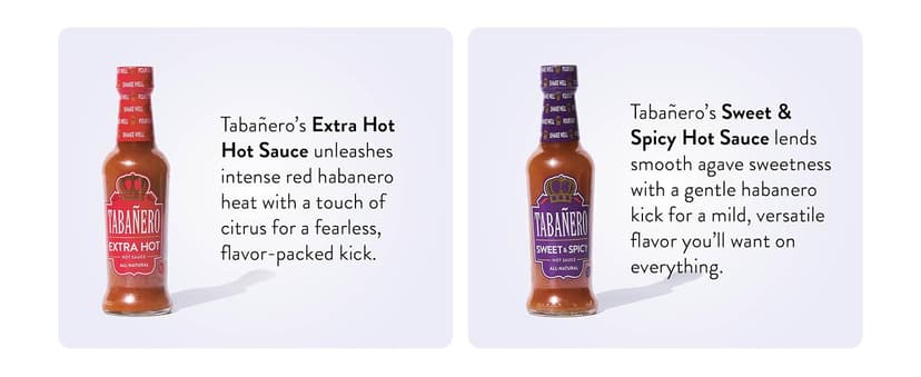 1.7 oz Mini Glass Bottles, Kit Includes Peach Bourbon, Key Lime Habanero, Sweet & Spicy, All Natural, Gluten Free, Low Sodium Tabañero Variety Hot Sauce Gift Set, Kosher, Sriracha Honey, 4-Pack B0CN9P7XD7