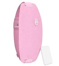 FSA HSA Eligible Portable Heating Pad for Cramps, Upgrade Cordless Electric Period Fast Heating Pad for Back Pain Relief Menstrual Belt 6 Heat 6 Massage Modes Gifts for Women Girls Her Girlfriend Pink
