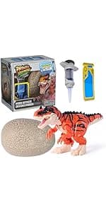 Primal Hatch Jurassic World Interactive Toy Dinosaur & Egg, Hatch & Train Your own Baby Dino with 100+ Sounds & Reactions, Kids Toys for Boys & Girls Aged 5 & Up