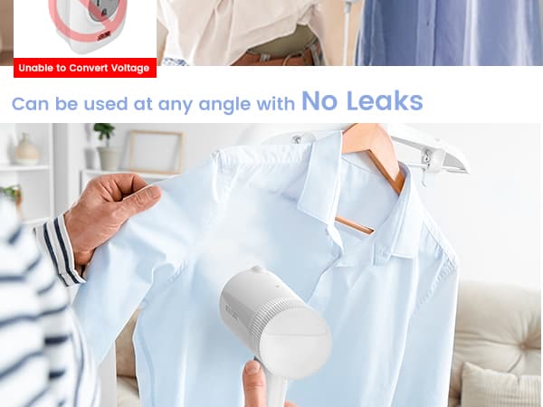 BEAUTURAL Steamer for Clothes, Portable Garment Wrinkle Remover, Fast 30s Heat-up, Foldable and Handheld, 120V Only (Not for 220V Europe)