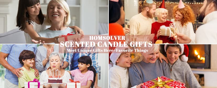 Homsolver Granny Gifts,Gifts for Grandma from Granddaughter Grandson, Christmas, Birthday, Mother and Grandparents Day, Scented Candles, Granny’s Last Nerve B0H44HNW9R