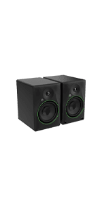 Mackie CR3.5 3.5" Creative Reference Powered Studio Monitors with Tone Knob and Location Switch — Active Speakers for Music Production, Desktop Computer, Gaming, HiFi Listening