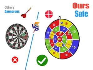 BooTaa 29" Large Dart Board for Kids, Kids Dart Board with Sticky Balls, Boys Toys, Indoor/Sport Outdoor Fun Party Play Game Toys, Birthday Gifts for 3 4 5 6 7 8 9 10 11 12 Year Old Boys Girls