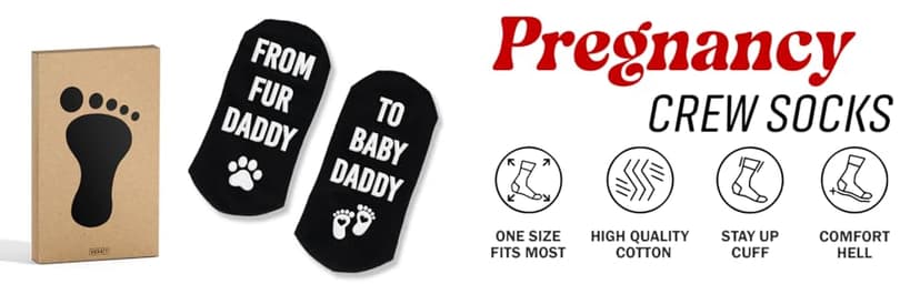 VICRAZY First Mother's Day Gifts For New Mom, Parents - Expecting Gifts For Pregnancy Women - Father's Day Gift For New Dad