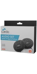 Cardo 45mm Audio Set, Works with Most Helmet Communicators (Single Pack)