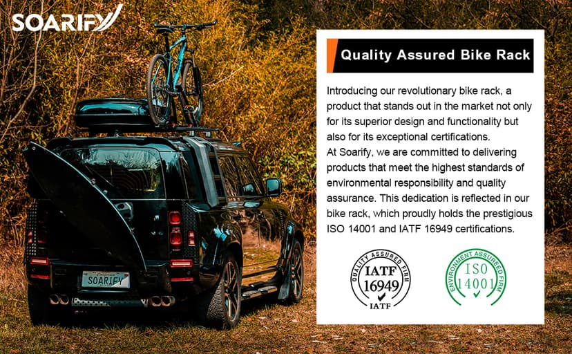 Bike Rack for Car, SUV, RV, Mount Hitch Bike Back 4, Up to 143 lbs Load Bicycle Rack Carrier Rubber Straps, Tilt Release with 2" Hitch for Cars (4BIKES)