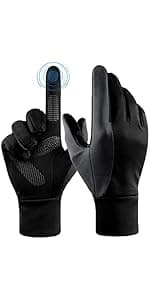 FanVince Winter Gloves Touch Screen Water Resistant Windproof Thermal for Running Cycling Driving Hiking for Men Women