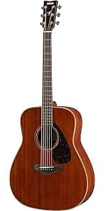 Yamaha FS800J Small Body Solid Top Acoustic Guitar, Natural, Concert