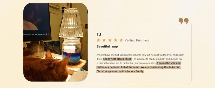 Candle Warmer Lamp with Timer Dimmer, Birthday Gifts for Mom Women Friend Sister, House Warming Gifts, Vintage Clear Wax Melt Warmer, Fall Decorations Office Apartment Dorm Room Home Decor