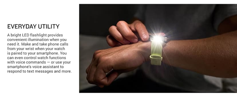 Garmin Venu® 4, 45mm, Advanced Health and Fitness GPS Smartwatch, Bright and Colorful Display, Built-in Flashlight, 12 Days of Battery Life, Slate with Black Silicone Band