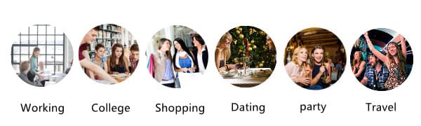 Shoulder Bags for Women, Cute Hobo Tote Handbag Mini Clutch Purse with Zipper Closure