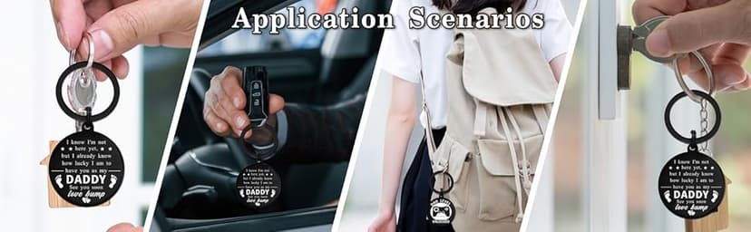 New Dad Gifts, First Time Dad Gifts, Christmas Daddy To Be Gift Keychain, Expecting Daddy Gift, Pregnancy Announcement for Daddy Level Unlocked, Fathers Day