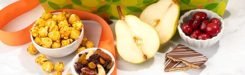 Happy Birthday Orchard Delight Fruit and Gourmet Gift Basket