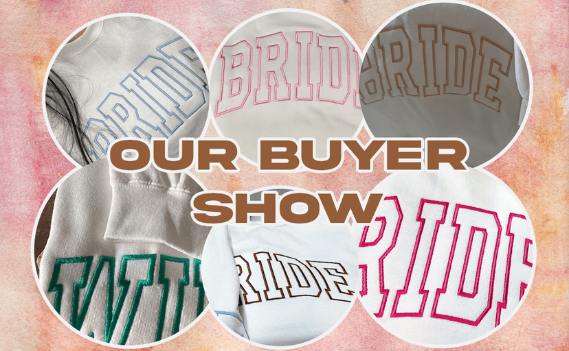 Personalized Embroidered Bride Sweatshirt, Custom Mrs. Last Name, Wedding Gifts For Bride, Bridal Shower, Bachelorette Party Gifts, Engagement Engaged Gift