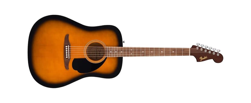 Fender California Debut Redondo Series Acoustic Guitar, Beginner Guitar, 2-Year Warranty, Black
