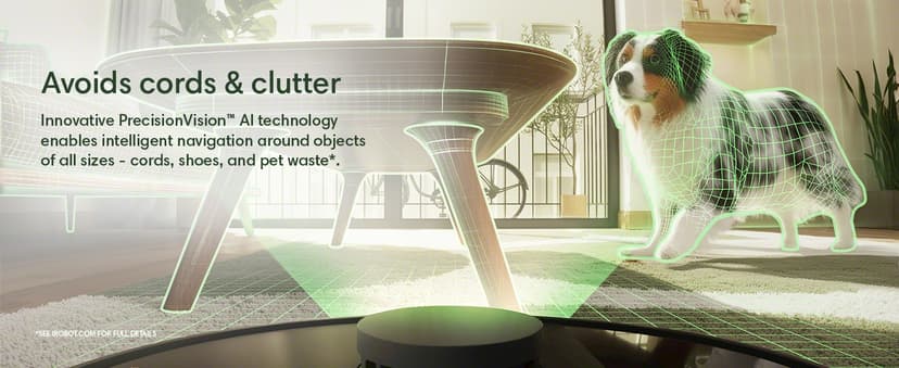 iRobot Roomba Plus 505 Combo Robot Vacuum & Mop with AutoWash Dock - Extending Spinning Mop Pads, Self-Empties, Pad Wash & Heated Drying, Self-cleaning, Recognizes & Avoids Obstacles, LiDAR Navigation