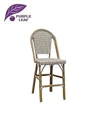 PURPLE LEAF Outdoor Chaise Lounge Set of 2 Aluminum Patio Lounge Chair with Wheels and Side Table Pool Chaise Lounge Chair for Outdoor Backyard Poolside Camel (2 Lounges Chairs W/Table)