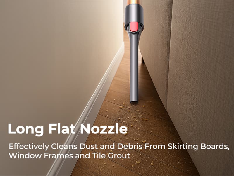 Cordless Vacuum Cleaner 600W/50Kpa, Stick Vacuum Cleaners 65 Mins Max Runtime with Charging Dock, Self-Standing Handheld Vacuum with Touch Display, 6-in-1 Vacuum Cleaner for Carpet/Hard Floor/Pet Hair